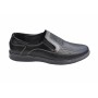 Pantofi barbati casual, din piele naturala, negru, CIUCALETI SHOES - TEST30