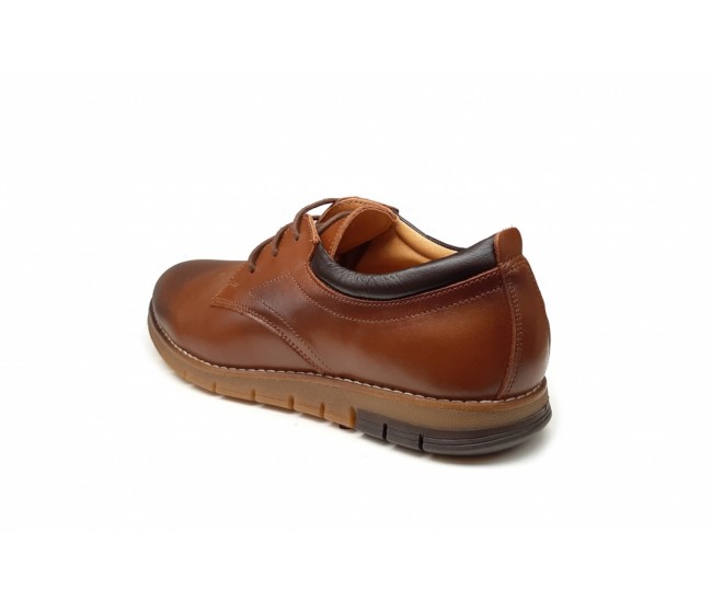 Pantofi barbati sport, din piele naturala, cu sitet, TEST35LS 