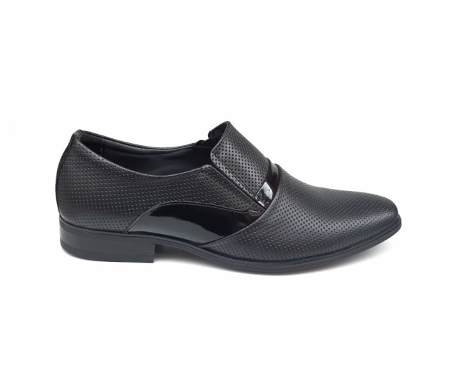 Pantofi barbati eleganti, din piele naturala, Negru - CIUCALETI SHOES