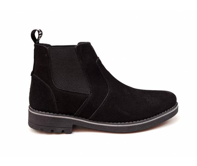 Ghete barbati din piele naturala intoarsa, imblanite, CIUCALETI KRAFT