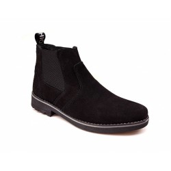 Ghete barbati din piele naturala intoarsa, imblanite, CIUCALETI KRAFT