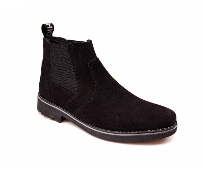 Ghete barbati din piele naturala intoarsa, imblanite, CIUCALETI KRAFT