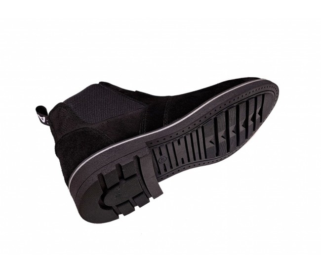 Ghete barbati din piele naturala intoarsa, imblanite, CIUCALETI KRAFT