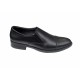Pantofi barbati eleganti, din piele naturala, Negru, cu elastic - CIUCALETI SHOES - TEST43