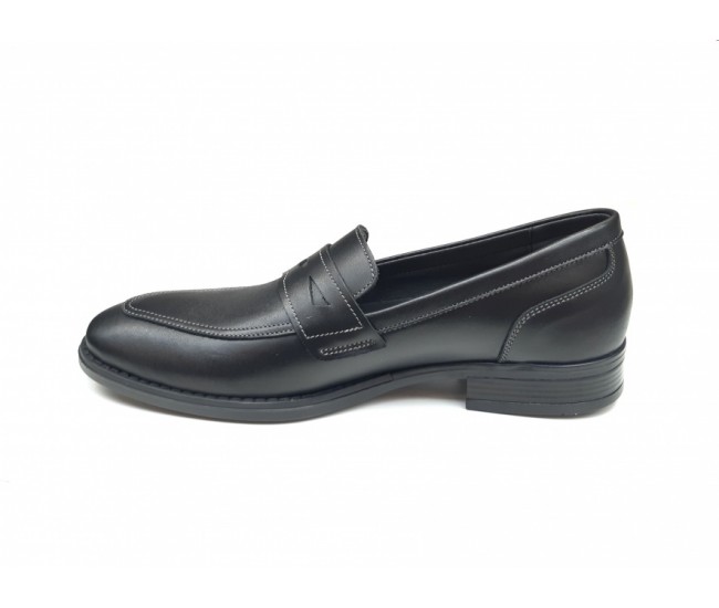 Pantofi barbati din piele naturala, Negru, Ciucaleti Shoes, TEST566N Marimea 41