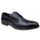 Pantofi barbati office, eleganti din piele naturala, Bleumarin, TEST59BL