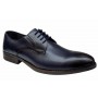 Pantofi barbati office, eleganti din piele naturala, Bleumarin, TEST59BL