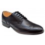 Pantofi barbati office, eleganti din piele naturala, Negru, TEST68N