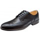 Pantofi barbati office, eleganti din piele naturala, Negru, TEST68N