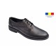 Pantofi barbati, casual, din piele naturala, Negru, Ciucaleti Shoes, TEST87N