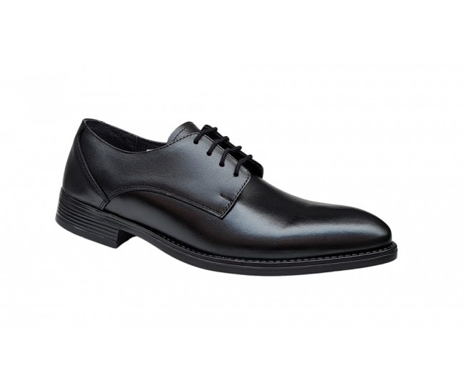 Pantofi barbati, casual, din piele naturala, Negru 990N