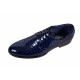 Pantofi barbati eleganti din piele naturala, Croco, bleumarin inchis, LAC, TESTCROCOBL