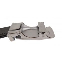 Curea barbati eleganta din piele naturala de culoare neagra pentru costum TK14N