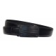 Curea barbati eleganta din piele naturala de culoare neagra pentru costum TK15N