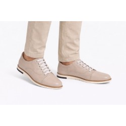 Pantofi barbati bej din piele naturala casual – comozi si usori pentru vara TOP67BEJ