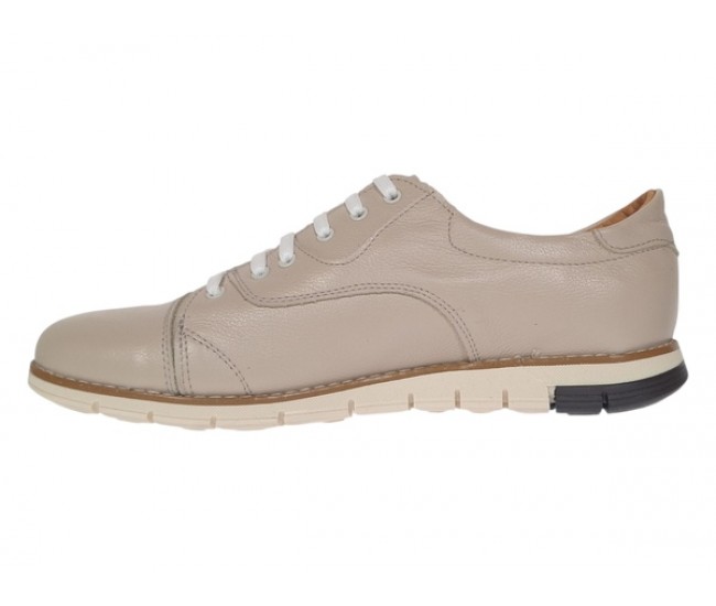 Pantofi barbati bej din piele naturala casual – comozi si usori pentru vara TOP67BEJ