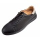 Pantofi barbati, casual, din piele naturala, TOSKA, Negru, TRK10GN
