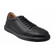 Pantofi barbati, casual, din piele naturala, TOSKA, Negru, TRK10N