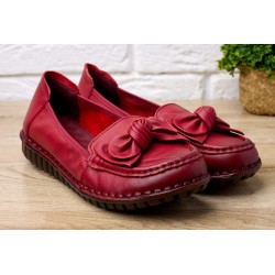 Pantofi dama casual din piele naturala Ciucaleti Aisha Rosu Pantofi dama casual din piele naturala Ciucaleti Aisha Rosu