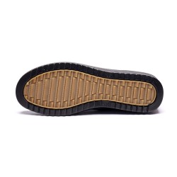 Ghete dama din piele eco cu fermoar imblanite Negru  W33-8N