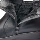 Ghete dama din piele eco cu fermoar imblanite Negru  W33-8N
