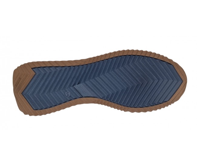 Pantofi barbati casual, sport din piele naturala bleumarin - Zidan Marimea 44
