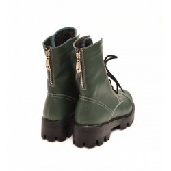 Bocanci dama imblaniti, din piele naturala - KAMELYA V1