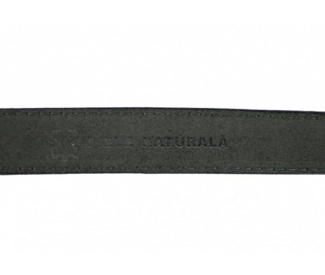 Curea barbati eleganta din piele naturala (culoare neagra) CK300N