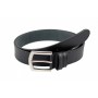 Curea casual - eleganta barbati din piele naturala - Neagra CC400N2