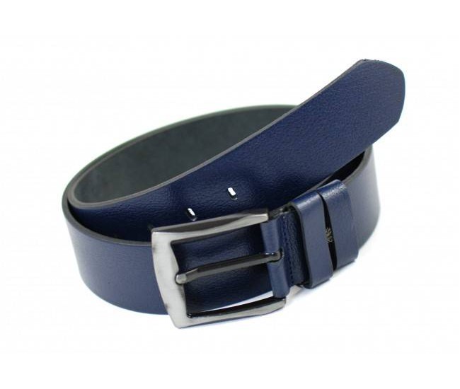 Curea eleganta barbati din piele naturala - Bleumarin DR-400CKBLM2