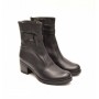 Ghete dama casual-elegante, negre din piele naturala cod GD204N