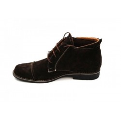 Oferta marimea 37 -  Ghete barbati casual, elegante din piele naturala maro - LG03MVEL