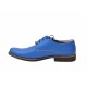 Pantofi barbati, albastri, model casual- eleganti din piele naturala - P81BLX