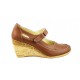 Pantofi dama cu platforma din piele naturala - Foarte comozi P9154MBOX