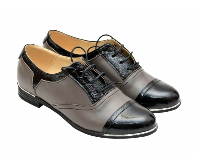 Pantofi dama casual din piele naturala foarte comozi - P23NG