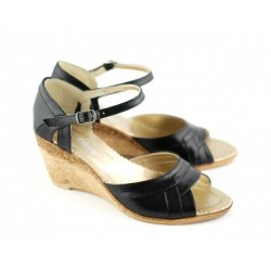 Sandale dama cu platforma din piele naturala S54N