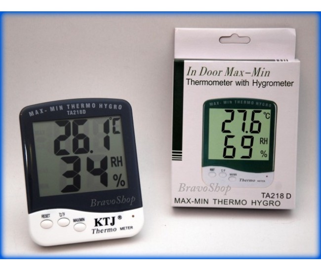 Higrometru cu termometru de interior cu display LCD / Aparat de masurat umiditatea si temperatura