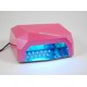 Lampa UV digitala LED Diamond 36W (ultraviolete) din inox pentru uscare unghii, cu temporizator