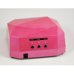 Lampa UV digitala LED Diamond 18W ultraviolete din inox pentru uscare unghii, cu temporizator Lampa UV digitala LED Diamond 18W ultraviolete din inox pentru uscare unghii, cu temporizator