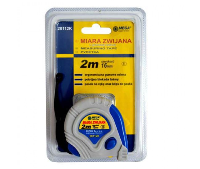 RULETA CAUCIUCATA CU BLOCAJE 2MX16MM PE BLIST RULETA CAUCIUCATA CU BLOCAJE 2MX16MM PE BLIST