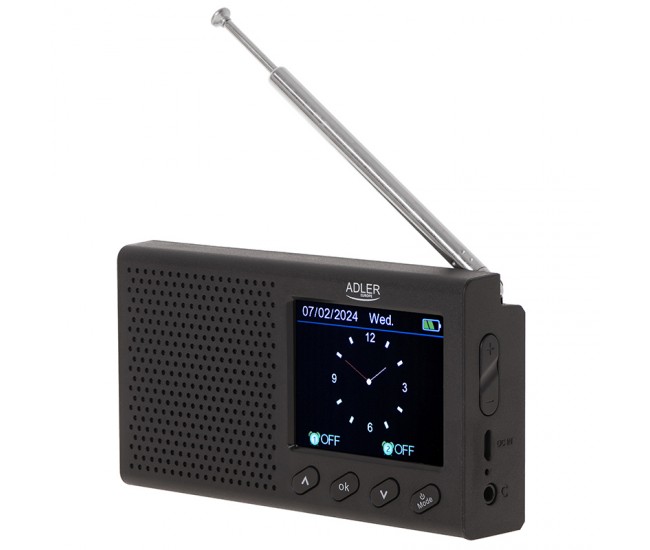 RADIO PORTABIL CU CEAS AD 1198 ADLER 