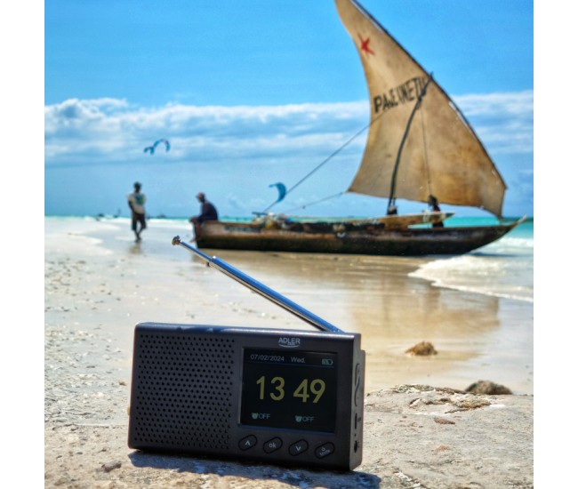 RADIO PORTABIL CU CEAS AD 1198 ADLER 