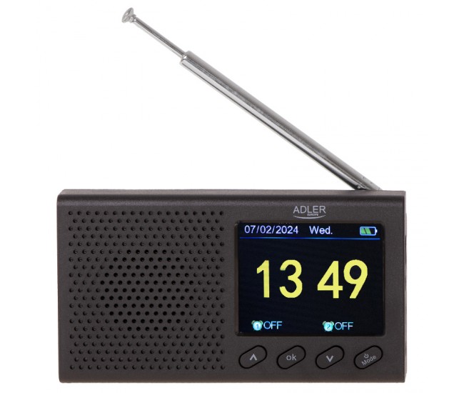 RADIO PORTABIL CU CEAS AD 1198 ADLER 