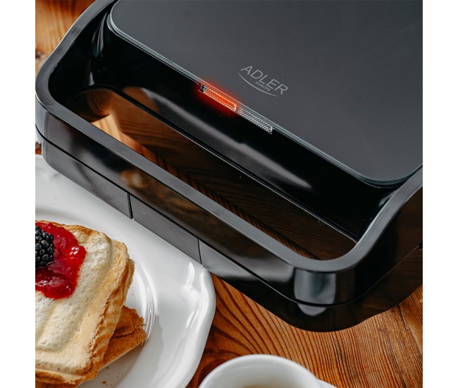 SANDWICH MAKER 2 IN 1 AD 3070 NEGRU ADLER 