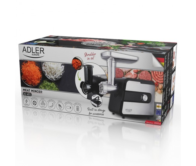 MASINA DE TOCAT CARNE SI RAZATOARE 2000W AD 4813 ADLER 