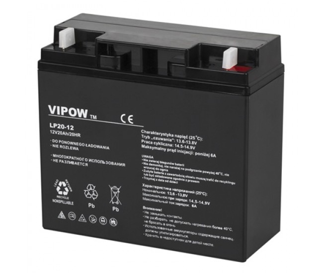 ACUMULATOR GEL PLUMB 12V 20AH 
