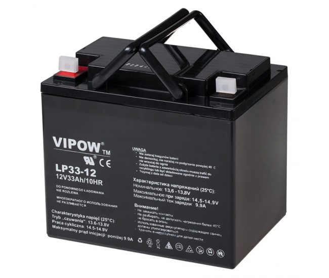 ACUMULATOR STATIONAR SLA 12V 33AH VIPOW 