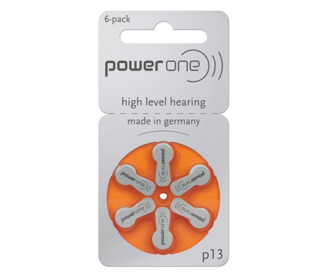 SET BATERII AUDITIVE POWER ONE VARTA P13 BL 6 SET BATERII AUDITIVE POWER ONE VARTA P13 BL 6