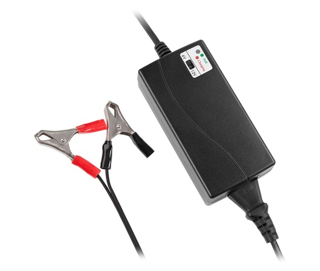INCARCATOR ACUMULATORI PLUMB 6V/12V (1800MA) 
