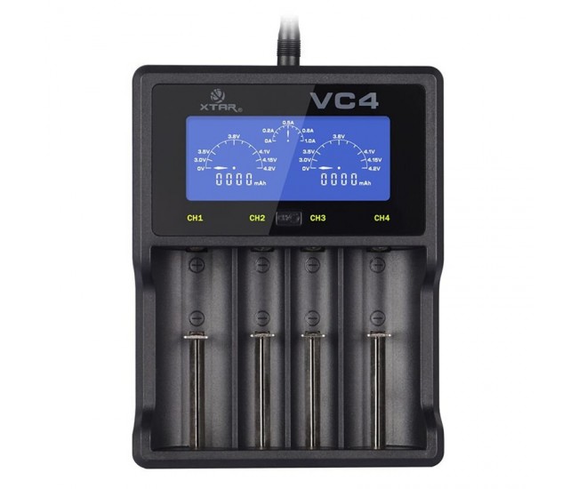 CHARGER ACUMULATORI LI-ION SI NIMH XTAR VC4 